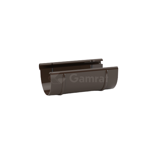 GAMRAT PVC ZŁĄCZKA RYNNOWA (150) BRĄZ (RAL 8019)