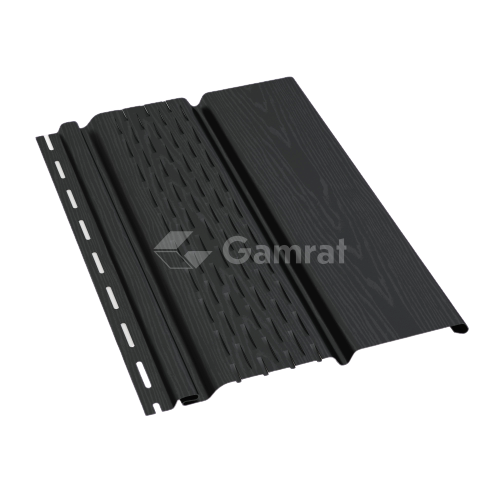 PODSUFITKA GAMRAT DESKA PVC PERFOR. (0,609 m2/szt.) CZARNY (RAL 9005)