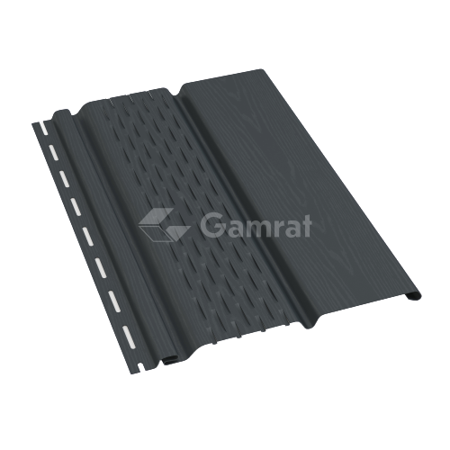 PODSUFITKA GAMRAT DESKA PVC PERFOR. (0,609 m2/szt.) GRAFIT (RAL 7016)