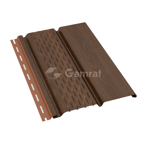 PODSUFITKA GAMRAT DESKA PVC PERFOR. (0,609 m2/szt.) ORZECH