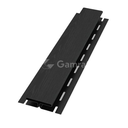 PODSUFITKA GAMRAT LISTWA PVC typu H (dł. 3mb/szt.) CZARNY (RAL 9005)