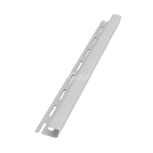 PODSUFITKA GAMRAT LISTWA PVC typu J (dł. 3mb/szt.) BIAŁY (RAL 9010)