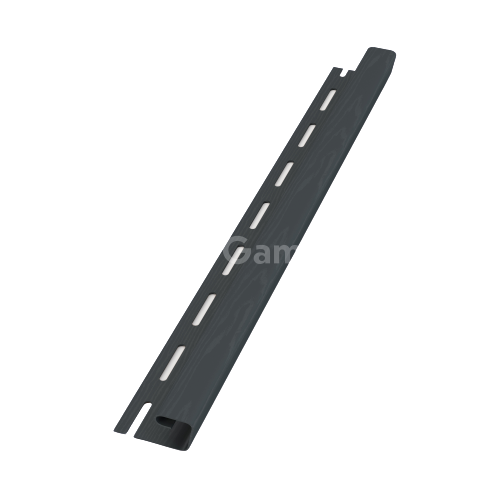 PODSUFITKA GAMRAT LISTWA PVC typu J (dł.3mb/szt.) GRAFIT (RAL 7016)