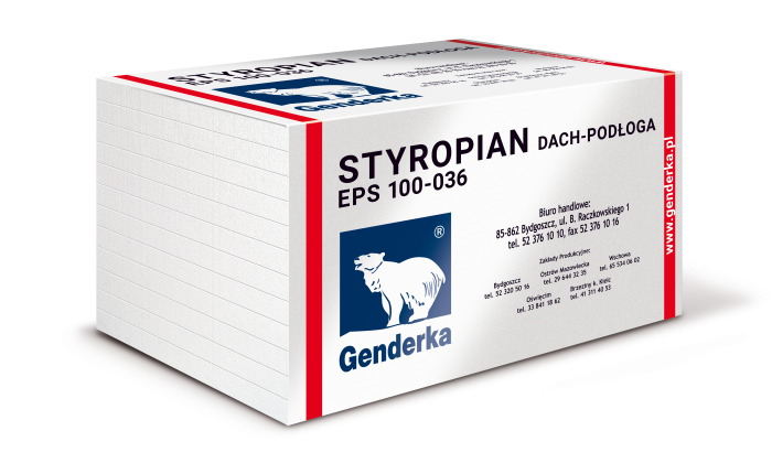 STYROPIAN EPS 100-036 DACH/PODŁOGA
