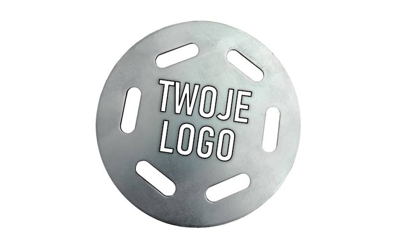 Wywietrznik studni kablowych ø 165mm x 60mm z logo - ocynkowany