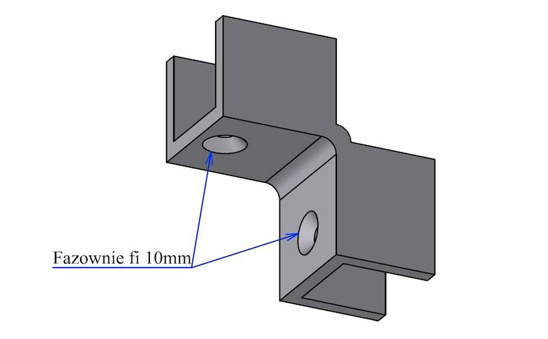 Łącznik ram drewnianych mebli " QF " 28mm
