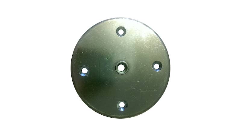 Krążek nogi stołu M-8 ( 8mm x 92mm x 4mm ) - z nitonakrętką
