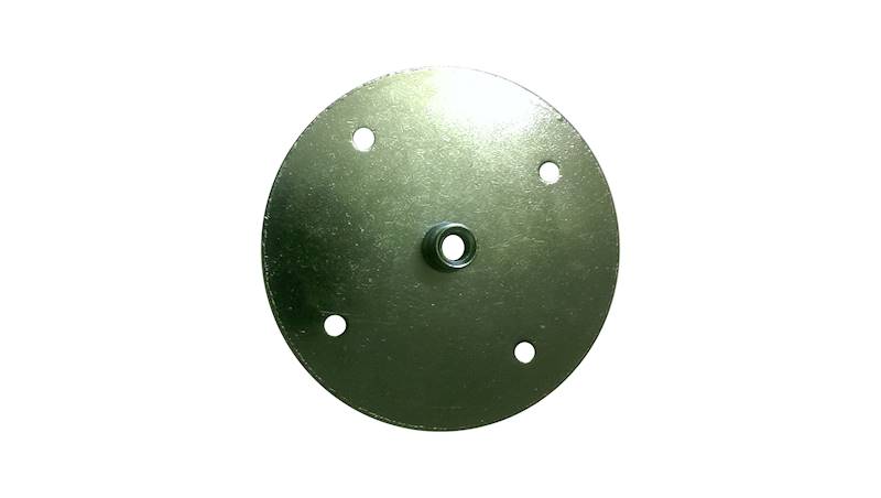 Krążek nogi stołu M-8 ( 8mm x 92mm x 4mm ) - z nitonakrętką
