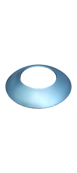 Rozeta maskująca do rur ( maskownica rury ) Ø 77mm x Ø 150mm  ≠ 2.5mm - surowa