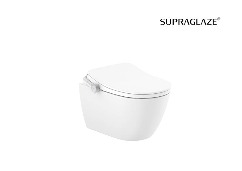 Roca In-Wash Ona toaleta WC ceramiczna myjąca podwieszana Rimless 39 x 53 x 51 ukryte przyłącza