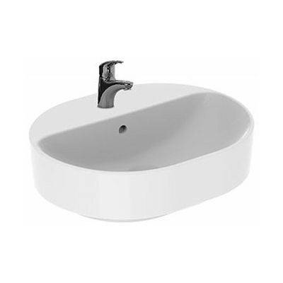 VariForm umywalka nablatowa eliptyczna 60cm z/o,biała