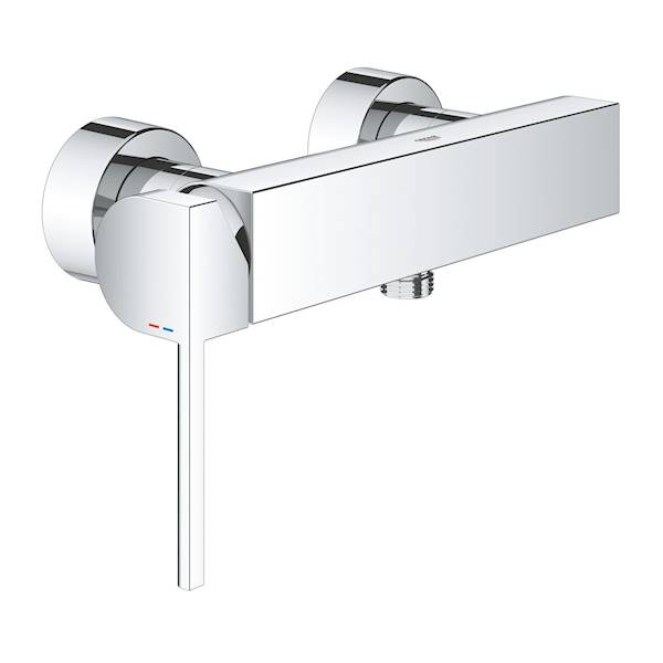 Grohe Plus bateria prysznicowa ścienna 1-uchwytowa 2-otworowa mosiężna chrom SilkMove głowica ceramiczna 35 mm, StarLight