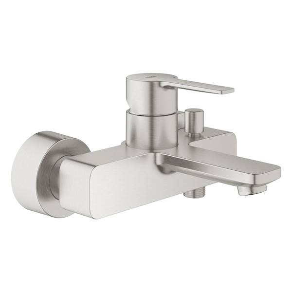 Grohe LINEARE JEDNOUCHWYTOWA BATERIA WANNOWA stal nierdzewna