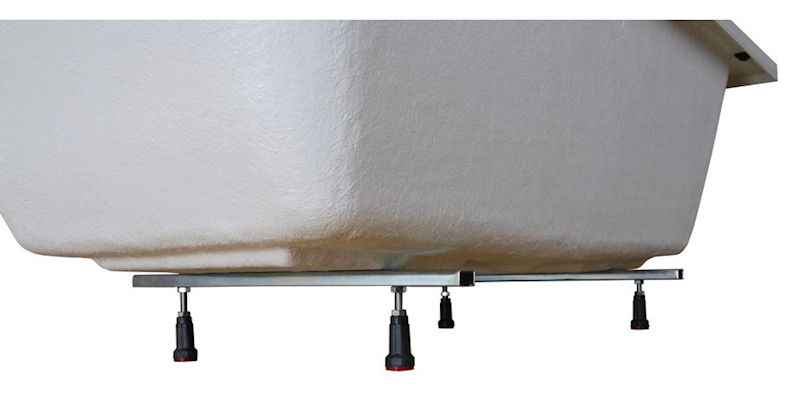 Free Line WP/FREE 70x140+STW wanna akrylowa prostokątny 1400 x 700 mm biała EW ze stelażem STW