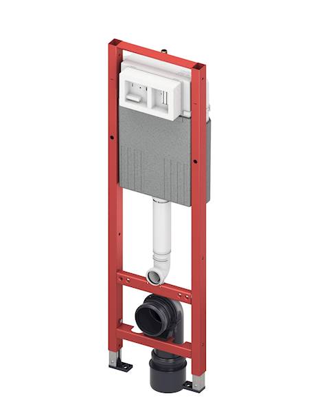 Stelaż do WC podtynkowy TECEbase uruchamianie z przodu 2/4l 320 x 1120 x 135 mm