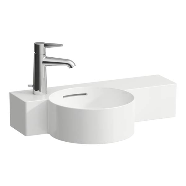 Laufen VAL Umywalka ścienna 550x315x115  SaphirKeramik z półką po prawej stronie wymagany montaż do ściany
