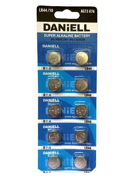DANIELL BATERIA A76/LR44/AG13/L1154/157/10 szt.