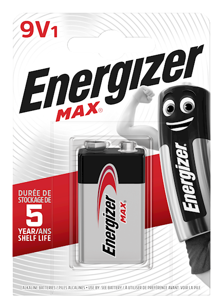 ENERGIZER BATERIA MAX 9V 6LR61 /1 szt.