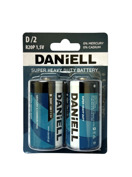 DANIELL BATERIA CYNKOWO-WĘGLOWA D R20/2szt