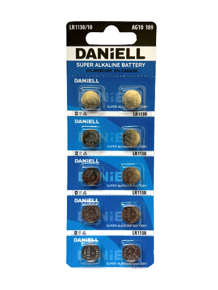 DANIELL BATERIA 189/LR1130/AG10/LR54/10 szt.