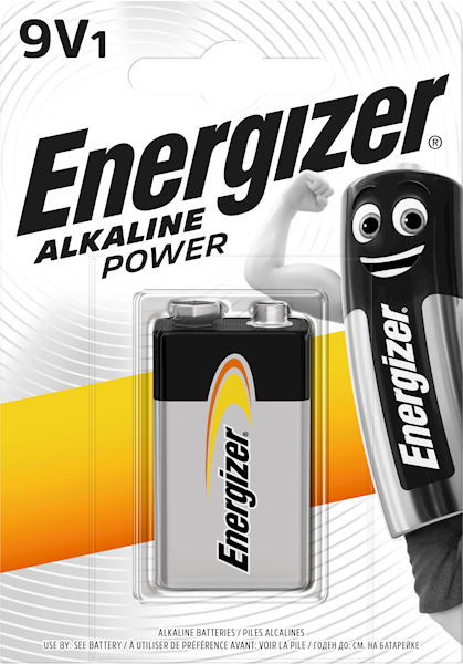 BATERIA ENERGIZER ALKALINE POWER 9V 6LR61 /1 szt.