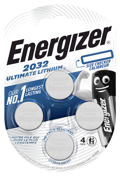 ENERGIZER BATERIA ULTIMATE LITHIUM CR2032/4 szt.