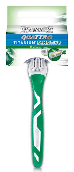 WILKINSON SWORD QUATTRO TITANIUM SENSITIVE/12 szt.