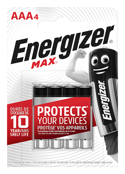 ENERGIZER BATERIA MAX E92 AAA LR03 /4 szt.