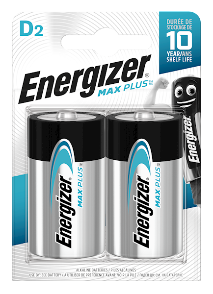 ENERGIZER BATERIA E95 MAX PLUS D R20 /2 szt.