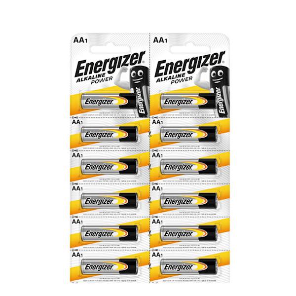 BATERIA ENERGIZER ALKALINE POWER E91 AA LR6/12 MULTIBLISTER