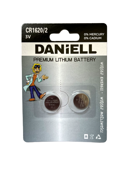 DANIELL BATERIA LITOWA PREMIUM CR1620/2 szt