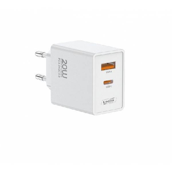 FZ 20A ŁADOWARKA SIECIOWA LINEAR 20W USB-C+A
