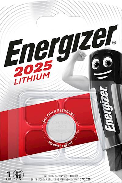 BATERIA ENERGIZER SPECJALISTYCZNA CR2025/1