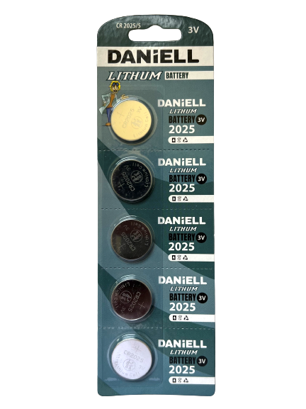 DANIELL BATERIA CR2025/5 szt.