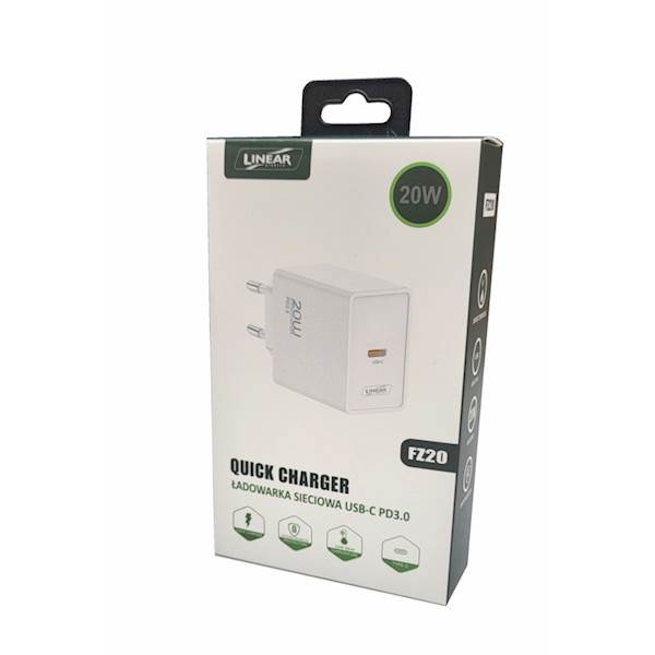 FZ 20 ŁADOWARKA SIECIOWA LINEAR 20W USB-C