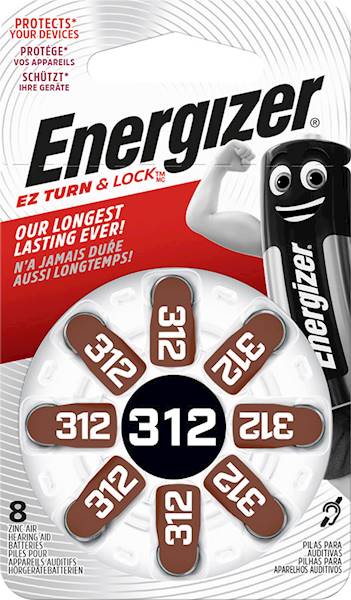 ENERGIZER BATERIA SŁUCHOWA TYP 312/PR41/ 8 szt.