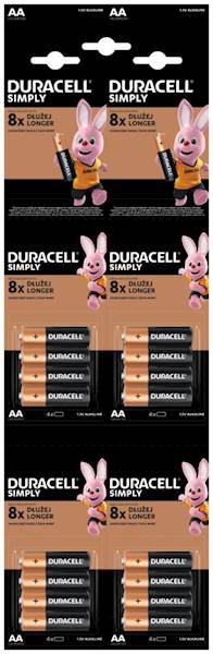 DURACELL BATERIA ALKALICZNA LR6/AA/MN1500/16 szt.