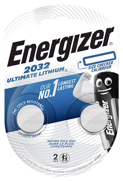ENERGIZER BATERIA ULTIMATE LITHIUM CR2032/2 szt.