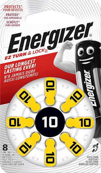 ENERGIZER BATERIA SŁUCHOWA TYP 10/PR70/ 8 szt.