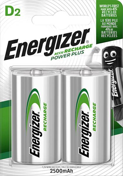 ENERGIZER AKUMULATOR POWER PLUS D HR20/2 2500 mAh