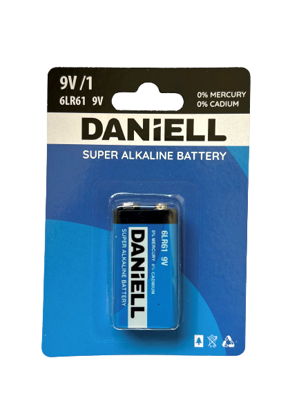 DANIELL BATERIA SUPER ALKALINE 9V 6LR61/1szt
