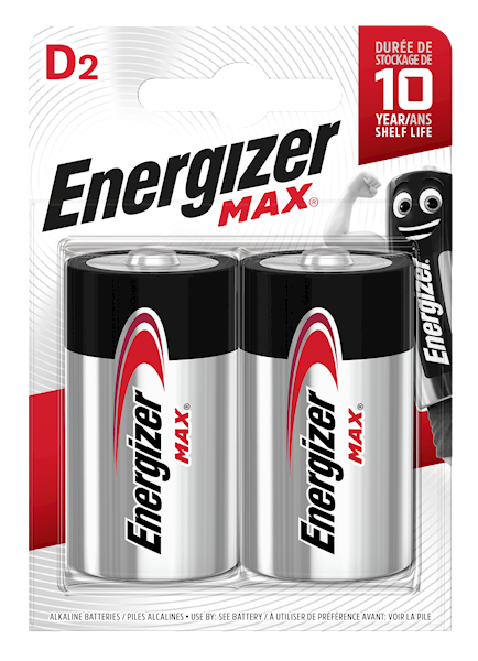 ENERGIZER BATERIA MAX  E95 D LR20 /2 szt.