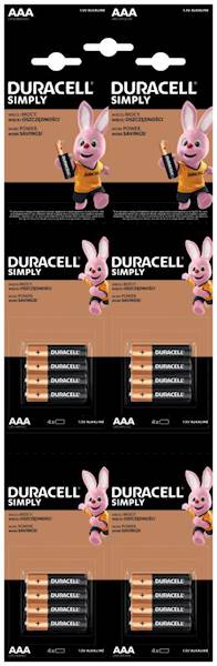 DURACELL BATERIA ALKALICZNA LR3/AAA/MN2400/16 szt.
