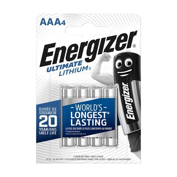 ENERGIZER BATERIA LITHIUM AAA L92/4 szt.