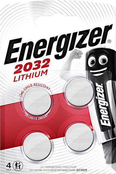 BATERIA ENERGIZER SPECJALISTYCZNA CR2032/4
