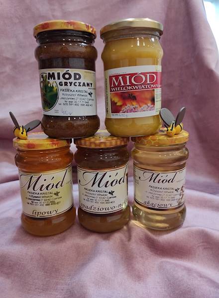 Miód  410g  mix odmian 