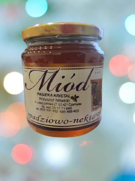 Miód nektarowo- spadziowy  610 g