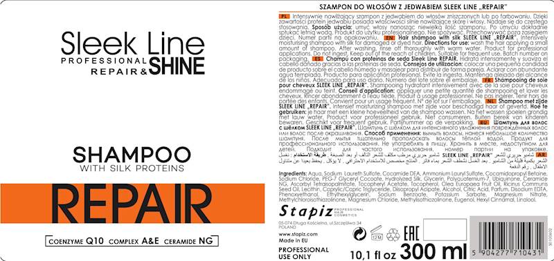 STAPiZ Szampon SLEEK LINE- Repair 300 ml