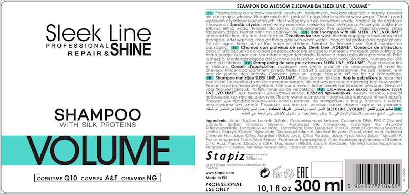 STAPiZ Szampon "SLEEK LINE - VOLUME" 300ml