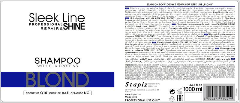 STAPiZ Szampon  BLOND SLEEK LINE - 1000ml